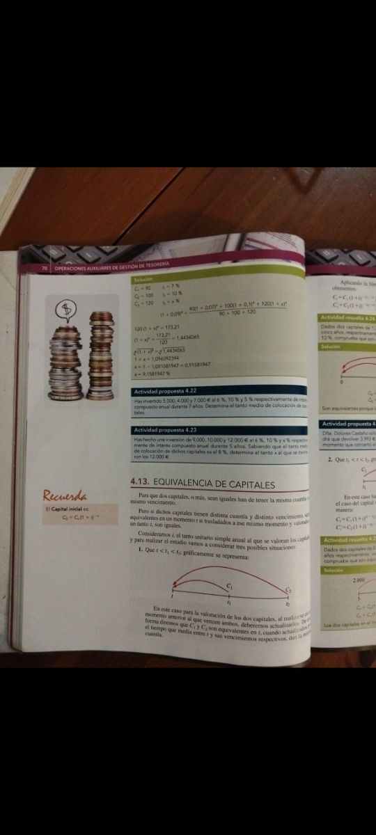 Operaciónes Auxiliares de gestión de tesorería