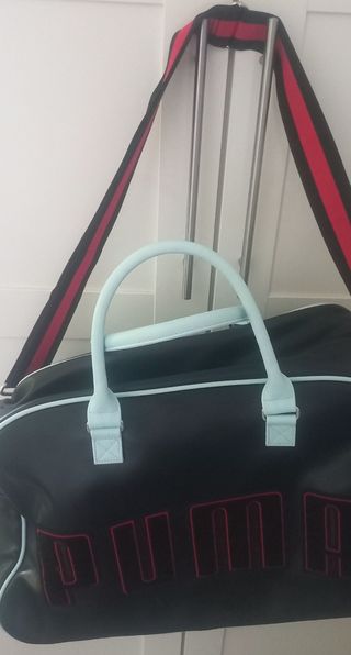 Bolsa Puma retro negra