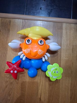 Alejo el cangrejo juguete baño