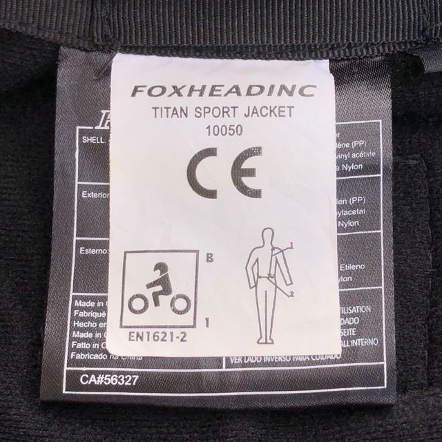 Protetor Fox Titan Sport - Como Novo