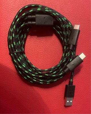 Mando Xbox inalámbrico blanco + cable y baterias