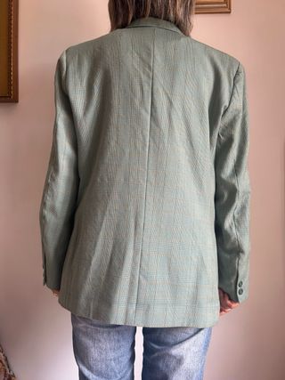 Giacca vintage verde scozzese