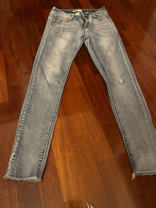 Jeans donna skinny elasticizzati blu