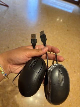 Pack 2 Ratones USB - Negros