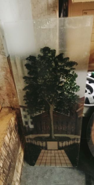 Panel decorativo cristal árbol