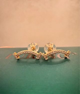 Pendientes oro 18k diamante