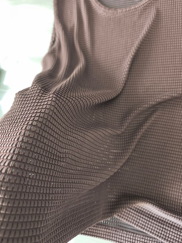 Canotta Marrone Traforata