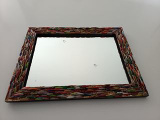 Specchio mosaico multicolor 