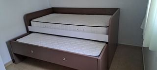 Cama nido infantil - marrón beige