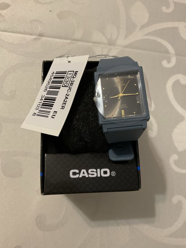 Casio orologio da donna - quadrato blu