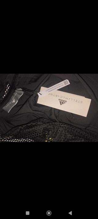 Chaqueta Adidas Stella McCartney negra-amarilla