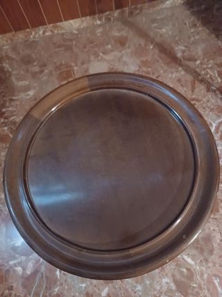 Mesa auxiliar vintage de madera