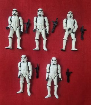 5 Stormtrooper Star Wars - POTF