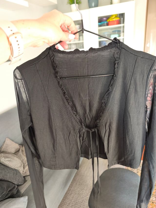 Coprispalle nero Shein XS