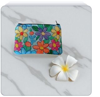 Monedero flores - multicolor