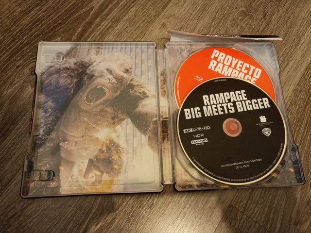 Rampage 4K UHD Blu-ray