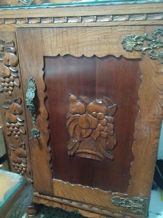 Comedor antiguo canario madera