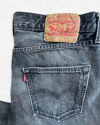 Jeans Levis 501 Original Woman Black Size W31/L30