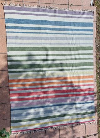 Alfombra multicolor algodón 250x200