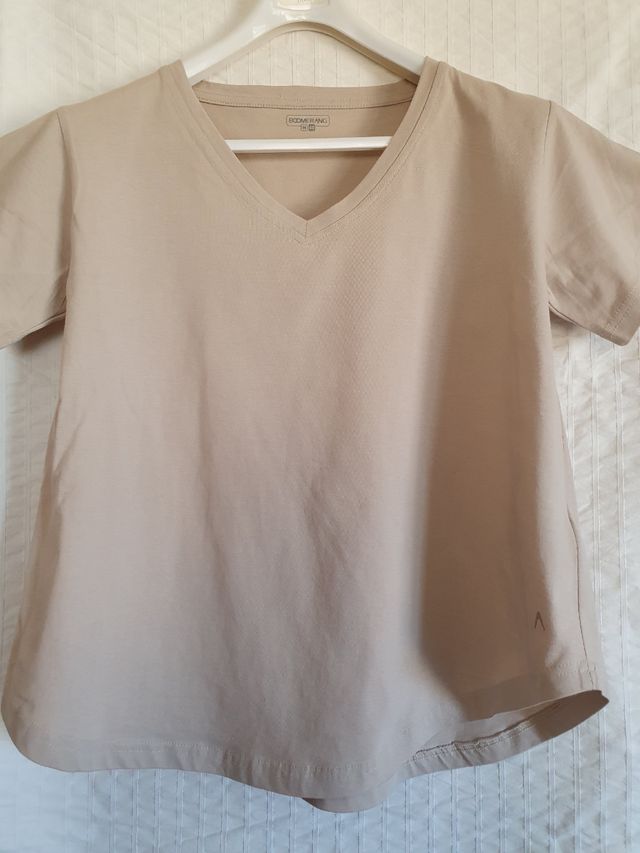 Camiseta beige Boomerang M