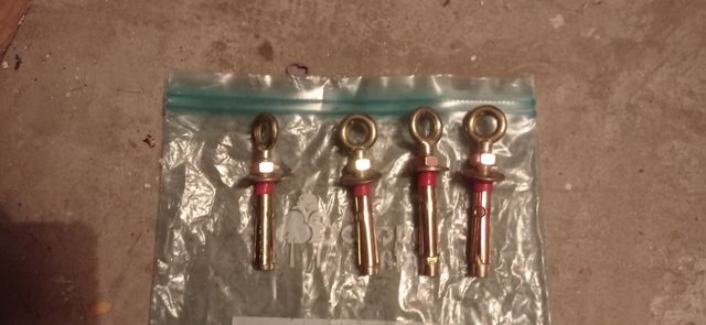 9 Anclajes de Ojo - Tornillos