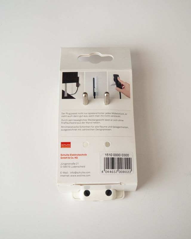 Pack 2 EVOline Plug: Enchufe plano