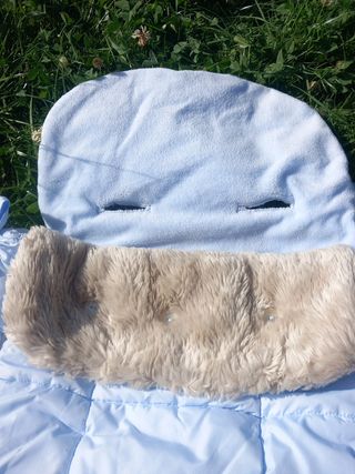 Saco silla paseo bebé azul