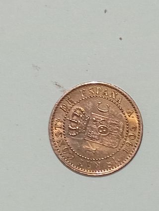 2 Monedas 1 Céntimo Alfonso XIII