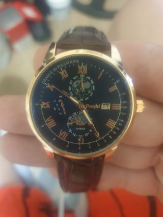 Reloj Poshi PS916 - marrón dorado