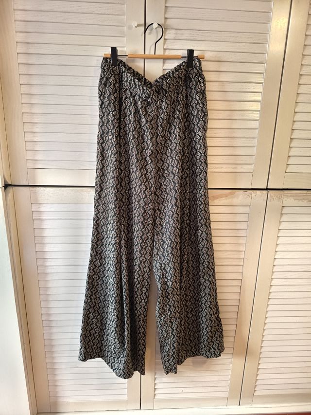 Palazzo H&M Negro - Talla XL