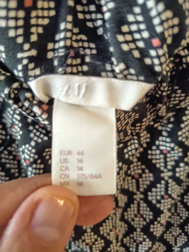 Palazzo H&M Negro - Talla XL