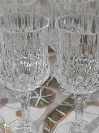 Bicchieri cristallo -18  pz da 100 ml