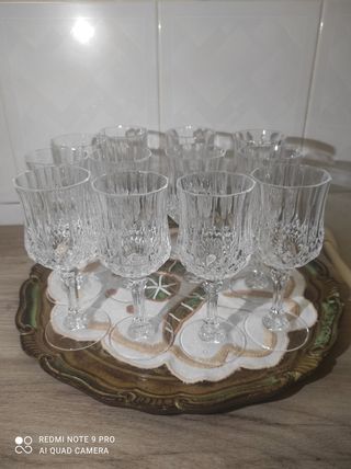 Bicchieri cristallo -18  pz da 100 ml