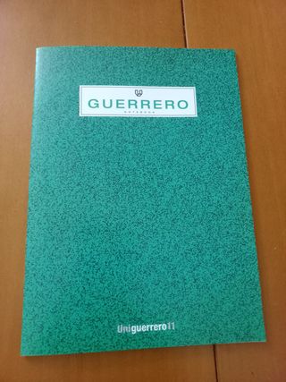 Cuaderno Guerrero - Doble Raya Dos rayas 3.5 MM