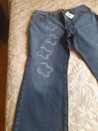 Vaqueros Mujer Talla 52 - Azul