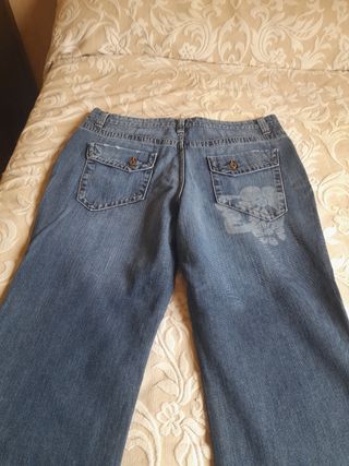 Vaqueros Mujer Talla 52 - Azul