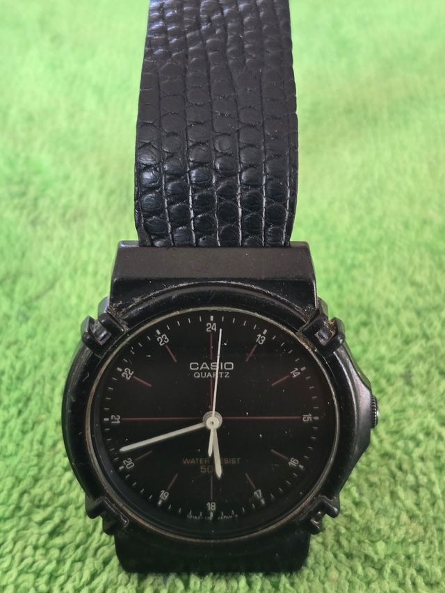 2 relojes Casio vintage negros