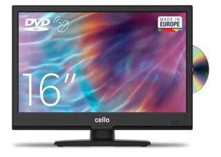 TV LED Cello 16" DVD para camiones y caravanas 