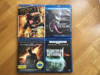 Pack Blu-ray: Hellboy II, Venom, Batman, Ultimátum