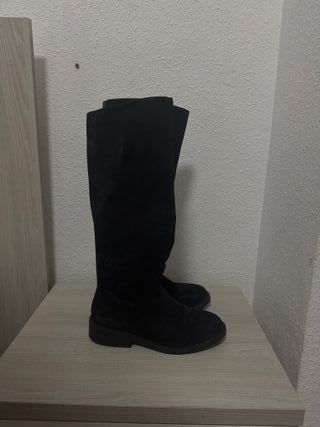 Botas altas negras mujer