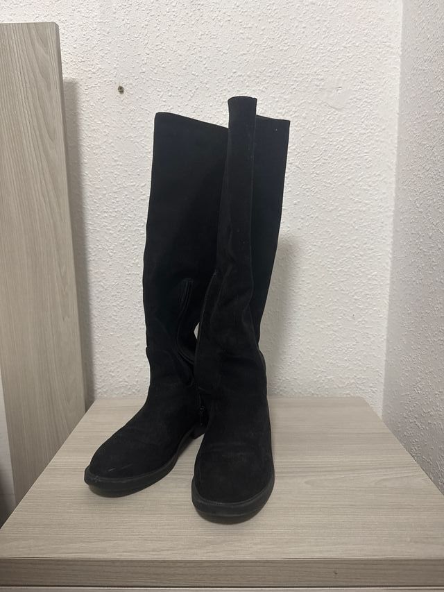Botas altas negras mujer