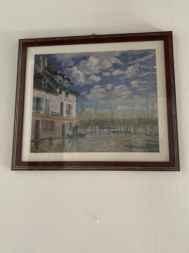 Stampa Monet, Cornice Legno