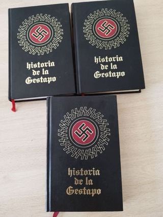 Historia de la Gestapo, 3 tomos Año 1973  Edición 