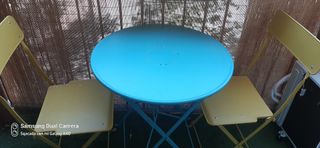 Mesa y sillas terraza Ikea - Plegables