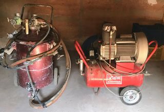 Compresor Pintuc + equipo pintura