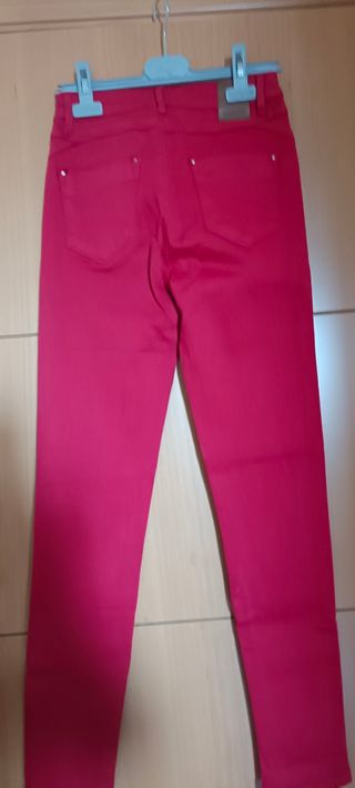 Pantalones Rojos Skinny