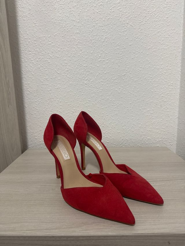 Tacones rojos Mango ji