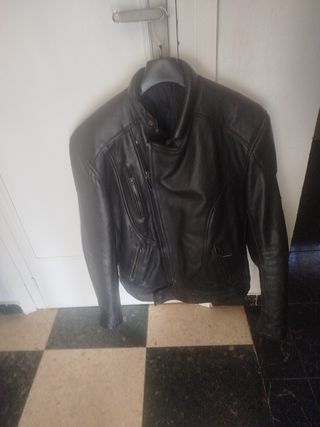 Chaqueta cuero moto vintage