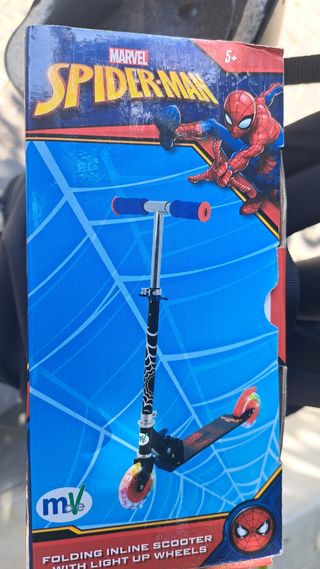 Patinete Spiderman Plegable