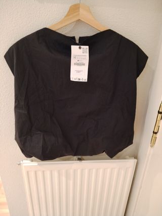 Blusa Zara negra XS - nueva